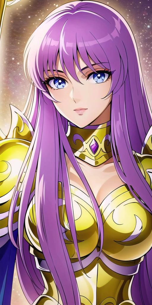 04879-1783592226-, kido_saori, standing, solo, large_breasts,  athenaCloth_armor, saori_accessories, staff_Nikke, masterpiece, best quality, deta.png